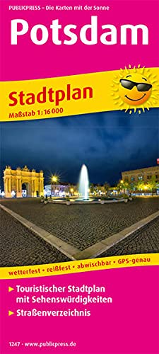 Potsdam: Touristischer Stadtplan mit Sehenswürdigkeiten und Straßenverzeichnis. 1:16000 (Stadtplan: SP) von FREYTAG-BERNDT UND ARTARIA